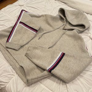 Tommy Hilfiguer Cropped Hooded Sweatshirt